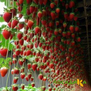 Клубника ампельная Анастасия купить по цене от 370р. в интернет-магазине «Посадика» с доставкой почтой в в Старый Осколе и по всей России – [изображение №1].